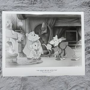 Vintage Original Still Photo of Disney's "The Great Mouse Detective" 1986.